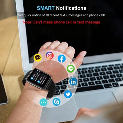 Bjnaal T13 Pinkgolden Bluetooth שעון עם שיחה תשובה/חיוג & q19pro Black Smart Watch Bundle