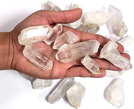 מינרלוניברס 1 קילוגרם טבעי קריסטל גביש קוורץ קוורץ נקודות קריסטל נקודות קריסטל קוורץ - ריפוי קריסטל - קריסטלי