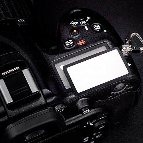 מצלמה אקרילית של Maxmartt עליונה חיצונית תצוגה חיצונית חיצונית של חלון זכוכית כיסוי מתאים לניקון D850