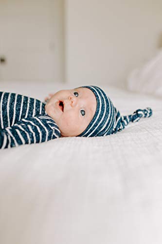 עדן + אנאס מתכרבל בסרוג מתנה של יילוד עם שמלת תינוקות קשורה, שמיכת חוטט, כובע תינוקות ובנדנה ביב, 0-3 חודשים,