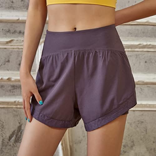 מכנסי כושר ספורט רופפים בקיץ עם נשות כיס רוכסן מהירות ריצה יבש מהיר מתכנן אימון חדר כושר