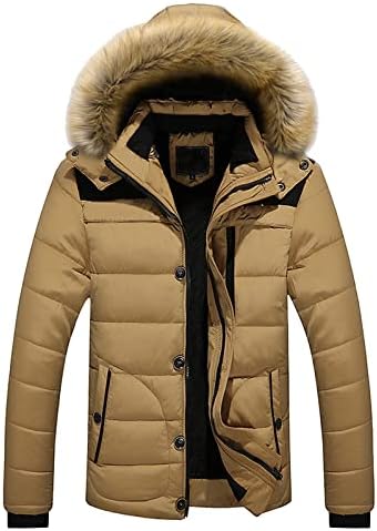 מעילי ספורט של ymosrh לגברים מעיל עם ז'קט עבה בחורף עם מעילי ברדס עם כיס רוכסן מעילים ומעילים אופנה