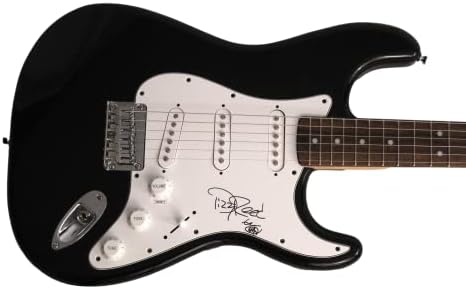 ריד סחרחורת חתום על חתימה בגודל מלא פנדר שחור סטרטוקסטר גיטרה חשמלית עם אימות ג'יימס ספנס JSA - אקדחים