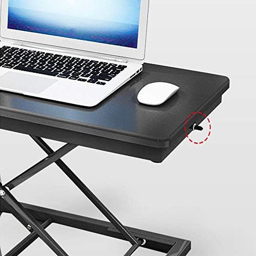 שולחן מחשב נייד, שולחן עמידה מתכוונן לגובה, מעמד למחשב נייד, שולחן עבודה מתקפל, מתאים לכל תחנות העבודה ומקומות