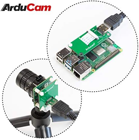 ARDUCAM CSI ל- HDMI לוח מתאם עבור 12MP IMX477 Paspberry Pi HQ מצלמה, מודול סיומת כבל HDMI עם