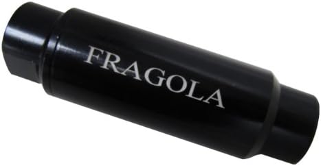 מערכות ביצועים של Fragola 960003-BL פילטר דלק מס '10 פנימה/יציאה 40 מיקרון שחור