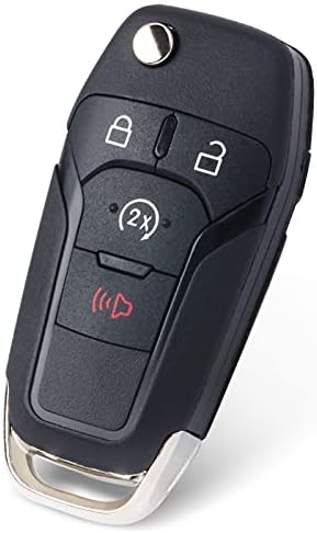 Keymall Flip Key FOB כניסה ללא מפתח שלט רחוק של פורד F150/F250/F350/F450/F550 2017-2020 עבור פורד ריינג'ר 2019