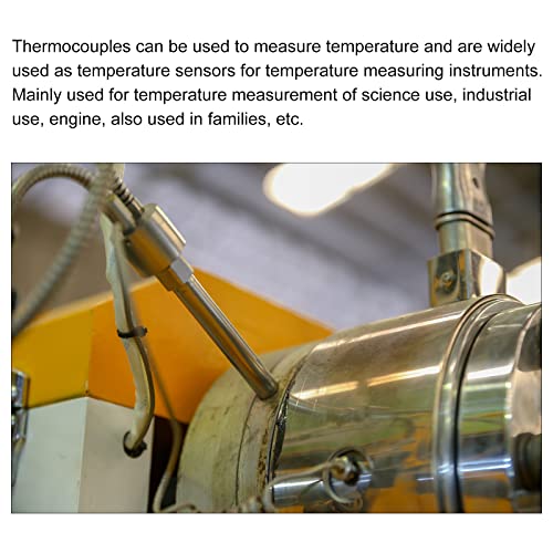 חיישן טמפרטורת Meccanixity M10 טמפרטורת בורג בדיקות צמד תרמי E סוג 13ft 0 עד 400 מעלות צלזיוס