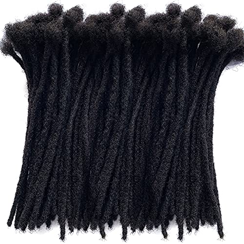 דיסטינס שיער טבעי ראסטות בעבודת יד לוקס קטן גודל 0.4 סמ רוחב עיפרון גודל 60 לכל חבילות טבעי שחור