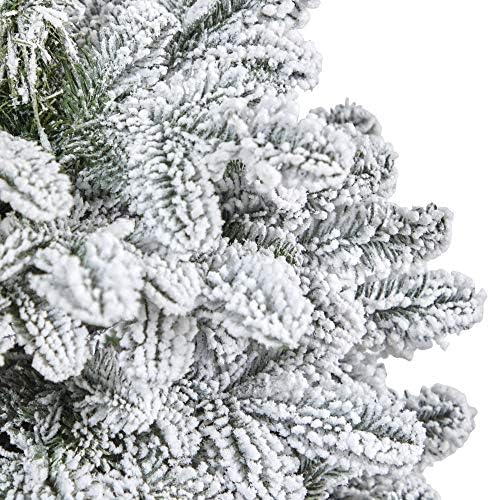 44in. עץ חג המולד מלאכותי של צפון קרוליינה עץ חג המולד מלאכותי עם 150 אורות לבנים חמים במתעץ