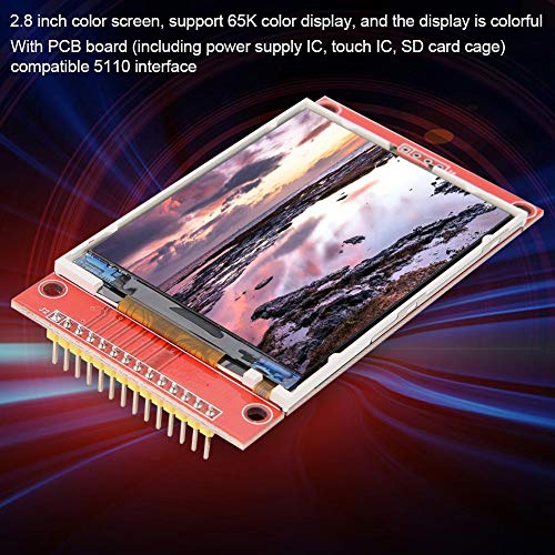 Ftvogue 2.8 אינץ 'צבע TFT SPI יציאה סידורית LCD LCD LCD לוח לוח ישיר מצב ממשק היקפי סידורי ישיר ILI9341