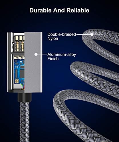 ELEBASE MICRO HDMI זכר ל- HDMI מתאם כבלים נקביים, 4K/60Hz 0.67 רגל מהירות גבוהה מסוג Standard סוג D HDMI 2.0