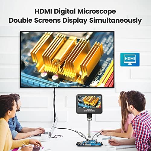ANDONSTAR AD207S PRO HDMI מיקרוסקופ דיגיטלי, תקליט וידאו של UHD 2160p, מיקרוסקופ הלחמה, מיקרוסקופ