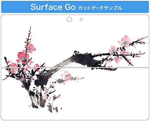 כיסוי מדבקות Igsticker עבור Microsoft Surface Go/Go 2 אולטרה דק מגן מדבקת גוף עורות 009340 קמח דפוס יפני בסגנון