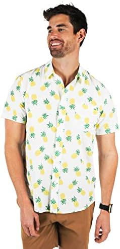 חולצות הוואי של אלבס אלפים - חולצות קיץ של שרוול קצר לשרוול קצר לחוף הים, פסטיבלי מוסיקה ולבוש חופשה