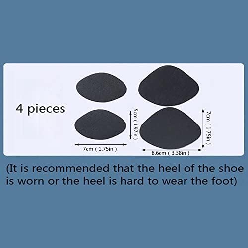 העקב חור מדבקת 2 זוגות עצמי דבק נעל חור תיקון מדבקת נעל חור תיקון מדבקת עבור עור נעליים גבוהה עקבים