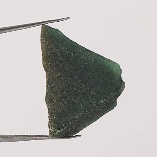 Gemhub Burmese טבעי ירוק ירוק אבן ריפוי להתנפנף, אבן ריפוי 32.10 CT