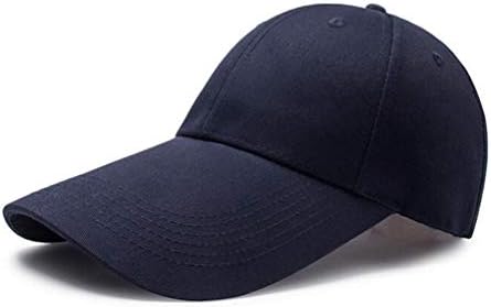 Yizhichu1990 גברים נשים רגיל כובע בייסבול מתכוונן סופר שטר ארוך במיוחד סטרפבק