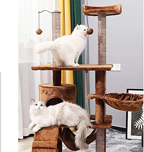 Haieshop Cat Tree Condo Gratching Post Cat מגדל מגרד לאחר צעצוע מיטת עץ מיטת עץ מרובה פעילות