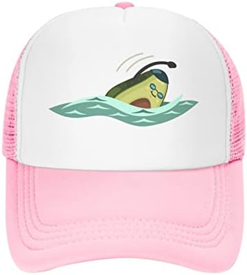 וונקו רשת אבא כובע מתכוונן אבוקדו שטוף שחייה שחייה בייסבול אבא כובע מצחיק במצוקה כובעת כובעת לנשים גברים