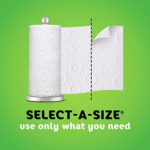 Bounty Select-A-Size, 2 רובדים 69 גיליונות מגבת נייר מגבת גדולה-לבן-2 חבילה