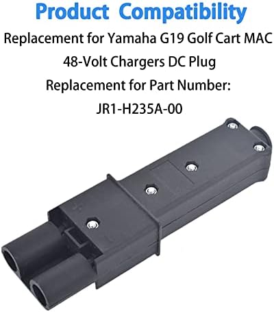 החלפת תקע מטען סוללות 48 וולט עבור ימאהה ג19 עגלת גולף כבל מק מטענים ג ' ר1-ח235 א-00