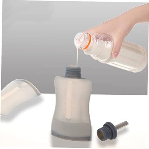 3 יחידות משאבת אביזרי שקיות סיליקון אפור טרי מקפיא שקיות לשימוש חוזר חלב מיליליטר מיכל חלב אם הנקה עבור חסין דליפות