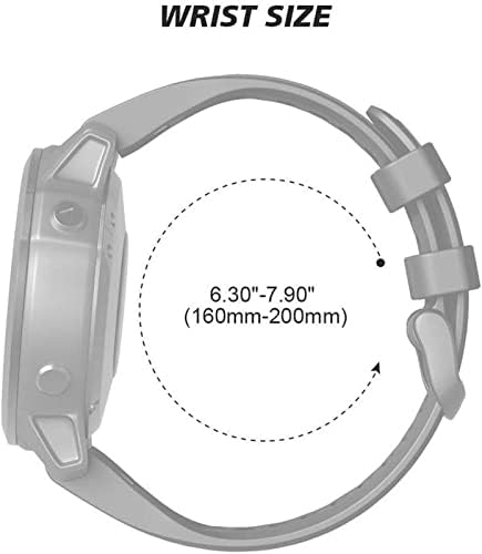 DJDLFA סיליקון מהיר שחרור מהיר רצועות פס עבור Garmin Fenix ​​7 7x 7S Smartwatch Easyfit 20 22 26 ממ להקת שורש
