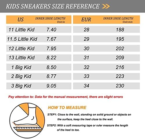 ShowudeSigns ילדים מנעלי נעליים 11-3 נעלי ספורט אתלטיות לבנות בנות