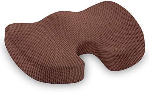 Viteps תמיכה במותני זיכרון כרית קצף גב גב תחתון עם רצועות מתכווננות מושלמות למחשב - כיסא משרדי
