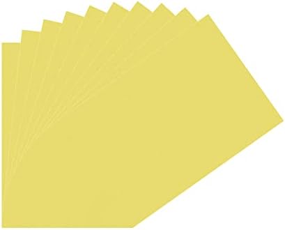 DMIOTECH 10 PCS תיקון ג'ל סינון אור סינון מכסה גיליונות PVC פלסטיק שקוף צהוב מט לצילום ， סרט, וידאו