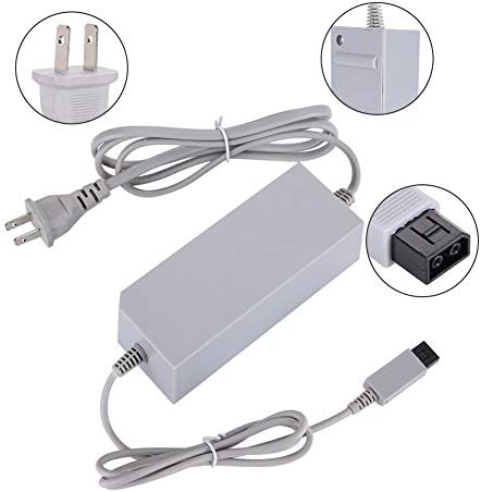 אספקת חשמל חדשה, חוט עבור Wii Power 12V מתאם כבל AC מתאם Nintendo Wii 110-240V US Plug