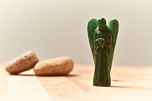 סידהא אנג'ל כיס שומר אפליה פסל מלאך - צ'אקרה רוחנית רייקי ריפוי שלום אבן פסלון קריסטל קסם מלאך