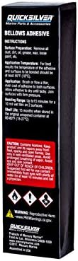 Quicksilver 86166Q1 מפוח דבק - עמיד לשמן, גריז, בנזין ומים - צינור 1.5 גרם
