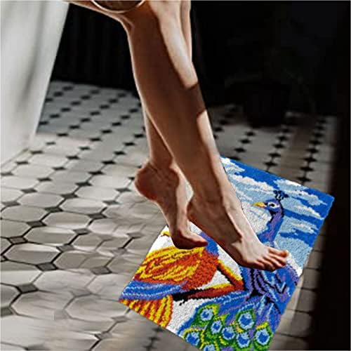 ערכות וו תפס למבוגרים, 23.6איקס 15.8 צבע מודפס עשה זאת בעצמך שטיח שטיח רקמה ביצוע ערכת סורגת רקמת סט עבור עיצוב