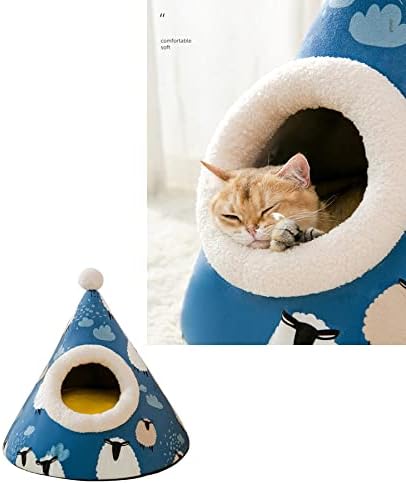 עצמי התחממות חתול מיטה-חמוד מפנק חתול בית מערת אוהל-מחצלת כרית מיטת בית 4 עבור כלב חתול מחמד בית אספקת