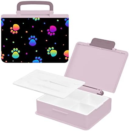 Alaza Colorpul Rainbow Dog Print Print Polka Dot Bento Bento Box