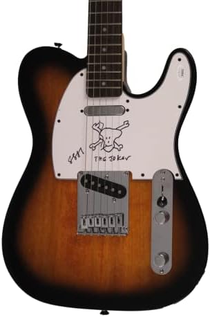 סטיב מילר החתום על חתימה בגודל מלא פנדר טלקסטר גיטרה חשמלית וסקיצת אמנות מקורית עם אימות ג'יימס