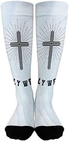 USGA ASH-WEDNENSDY גרביים גרביים אש-ויידיי גרבי צינור נוער ירך גרב גרב טרנדי שבוע קדוש גרבי מגף
