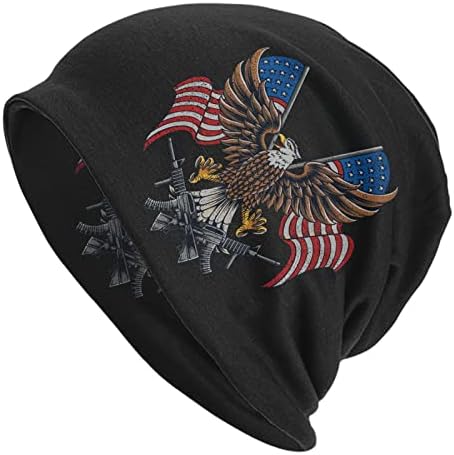 אמריקה נשר דגל כפה כימיה כובע סרטן כובעים סרוגים כובעים סרוגים צעיף מרושל לנשים וגברים