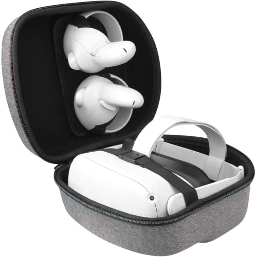 תיק נשיאה תואם עם אוקולוס קווסט 2 מציאות מדומה, תיק נשיאה עבור אוקולוס קווסט 2 אוזניות מתאים עבור נסיעות,