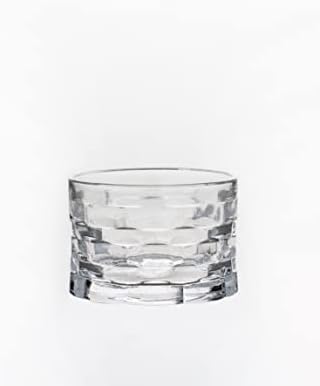 Alfi+MAG MADY זכוכית מיטה קלאף ורידת כוס - בקבוק מים 24.7 גרם עם 5.7 גרם כוס כוס כוס, קפה לשידת לילה, סט אמבטיה