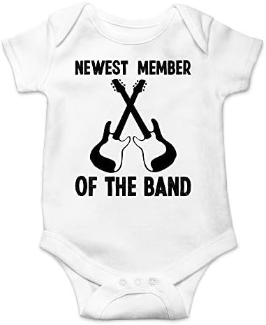 CBTWear החבר הכי חדש בלהקה - הכרזת תינוקות - תינוק חמוד מקשה אחת לתינוק גוף גוף