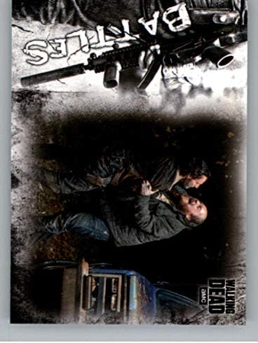 2018 Topps Walking Dead Hunters and the Hunded Epic Battles EB-3 Rick VS The The Amplyers