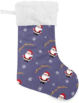 Pimilagu Santa Claus גרבי חג המולד 1 חבילה 17.7 , גרביים תלויים לקישוט חג המולד