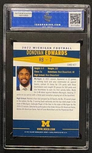 Donovan Edwards חתם 27 MICHIGAN WOLVERINE