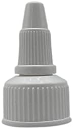 8 גרם בקבוקי פלסטיק קוסמו ירוקים -12 אריזה לבקבוק ריק ניתן למילוי מחדש - BPA בחינם - שמנים אתרים - ארומתרפיה