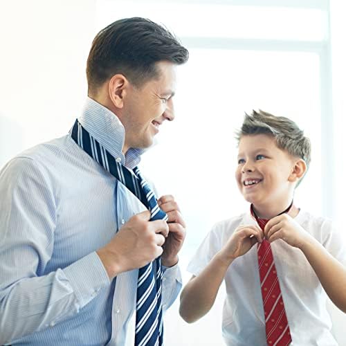 8 יחידות עניבות לילדים בני עניבה רוכסן מתכוונן ילדי של מקום בני פס עניבה לילדים פורמליות חתונה סיום בית