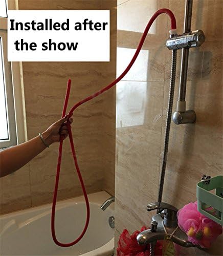 חוקן ערכת מקלחת צינורות אנאלי ניקוי לשימוש חוזר מקלחת אדום צינור זרבובית