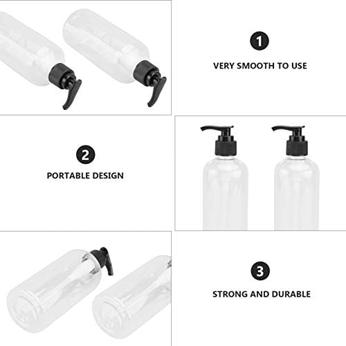Cabilock Traving קרם מכולה 5 יחידות מתקן סבון בקבוקים משאבת פלסטיק מבקבוקים ריקים למילוי חוזר למפזרי סבון נוזלים